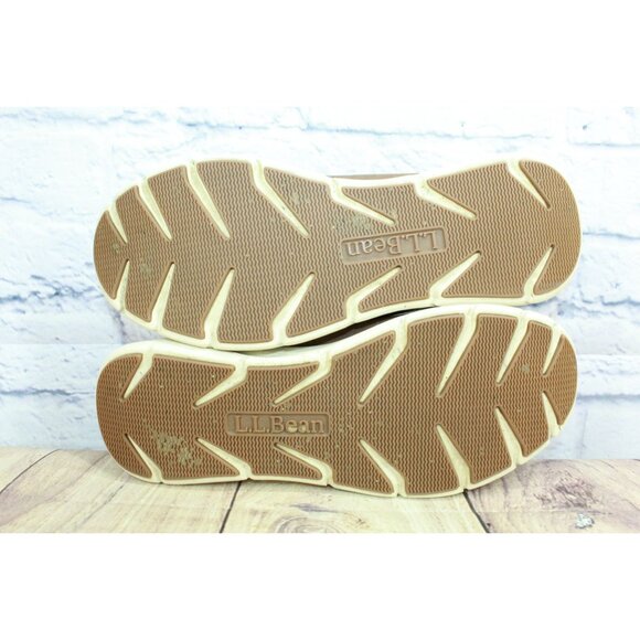 LL Bean Kennebec Men's Brown Leather Slip On Anti Odor Casual Shoes Size 8 M - Picture 9 of 9